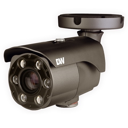 DWC-MPB45WiAT Digital Watchdog 2.7 ~ 13.5mm Varifocal 30FPS @ 5MP Outdoor IR Day/Night WDR Bullet IP Security Camera 12VDC/POE