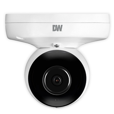 DWC-MPVD8Wi28TW Digital Watchdog 2.8mm 30FPS @ 8MP Indoor/Outdoor IR Day/Night WDR Vandal Ball IP Security Camera 12VDC/POE