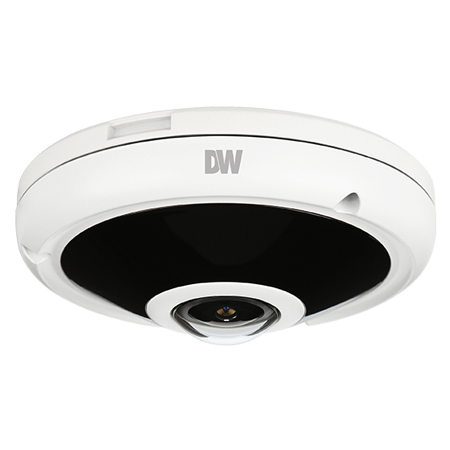 [DISCONTINUED] DWC-PVF5M1TIR Digital Watchdog 1.5mm 30FPS @ 2592 x 1944 Outdoor IR Day/Night Fisheye IP Security Camera 12VDC/POE