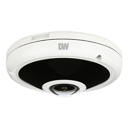 [DISCONTINUED] DWC-PVF9M2TIR Digital Watchdog 2.1mm 30FPS @ 9MP Outdoor IR Day/Night WDR Fisheye IP Security Camera 12VDC/POE