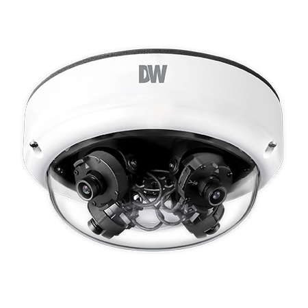 DWC-PVX16WW Digital Watchdog Multi-Sensor 30FPS @ 16MP Outdoor IR Day/Night WDR Panoramic IP Security Camera 12VDC/PoE - No Lens