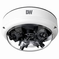 DWC-PVX16W Digital Watchdog Multi-sensor 30FPS @ 16MP Outdoor IR Day/Night WDR Panoramic Dome IP Security Camera 12VDC/POE - No Lens