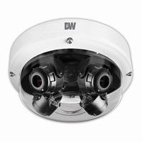 DWC-PVX20WATW Digital Watchdog 4 x 2.8~8mm Motorized 30FPS @ 20MP Outdoor IR Day/Night WDR Panoramic Dome IP Security Camera 12VDC/POE