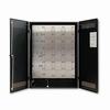 E12M LifeSafety Power 36" W x 48" H x 8" D Steel Electrical Enclosure - Black with Vertx Back Plate