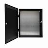 E4P LifeSafety Power 20" W x 24" H x 6.5" D Steel Electrical Enclosure - Black with Paxton Back Plate