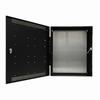 E4V1 LifeSafety Power 20" W x 24" H x 6.5" D Steel Electrical Enclosure - Black with Vertx Back Plate and Door Mount Kit - Black