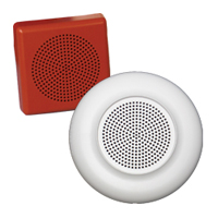 E50H-R Cooper Wheelock High Fidelity Wall Mount Durable Plastic Speaker - Red
