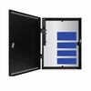 E6B LifeSafety Power 23" W x 30" H x 6.5" D Steel Electrical Enclosure - Black with Brivo Back Plate