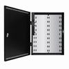 E6P LifeSafety Power 23" W x 30" H x 6.5" D Steel Electrical Enclosure - Black with Paxton Back Plate