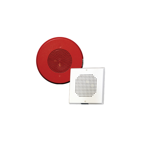 E70H-R Cooper Wheelock High Fidelity Wall Mount Metal Speaker - Red