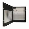 E8B1 LifeSafety Power 30" W x 36" H x 6.5" D Steel Electrical Enclosure - Black with Brivo Back Plate and Door Mount Kit - Black