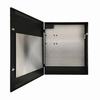 E8H1 LifeSafety Power 30" W x 36" H x 6.5" D Steel Electrical Enclosure - Black with Honeywell Back Plate and Door Mount Kit - Black