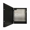 E8S LifeSafety Power 30" W x 36" H x 6.5" D Steel Electrical Enclosure - Black with Software House Back Plate