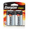 E95BP-2 Energizer Max - Alkaline - D Battery - 2 Pack 