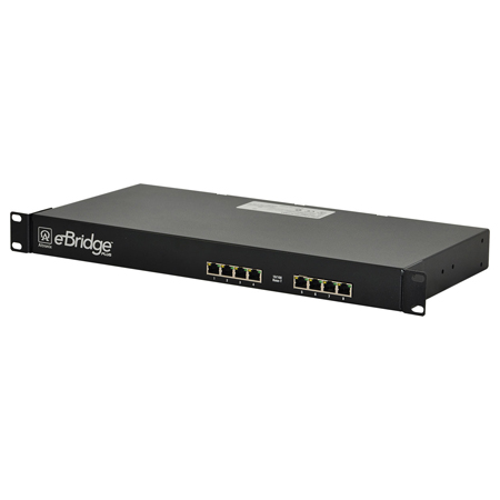 EBRIDGE800PCRM Altronix Eight 8 Port IP and PoE+ over Coax Receiver