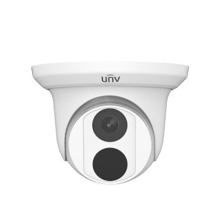 EC-T4F28M Uniview Prime I Series 2.8mm 20FPS @ 4MP Outdoor IR Day/Night DWDR Turret IP Security Camera 12VDC/PoE
