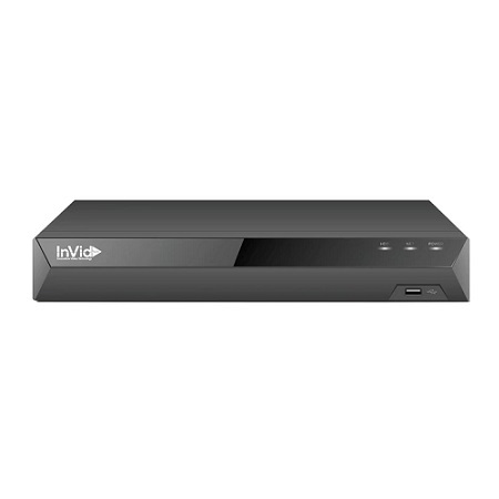 ED3AI-8 InVid Tech 8 Channel HD-TVI/HD-CVI/AHD/Analog + 8 Channel IP DVR 56FPS @ 8MP - No HDD