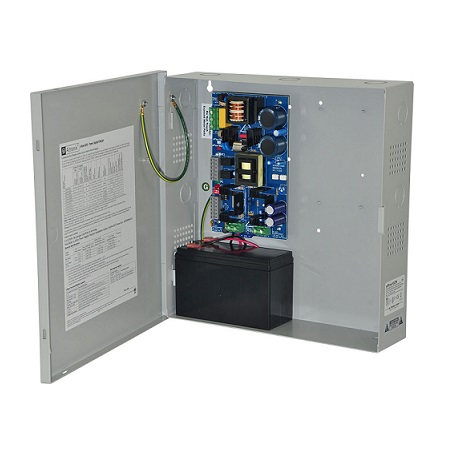 EFLOW102NL Altronix 1 Channel 10Amp 12VDC Power Supply in UL Listed NEMA 1 Indoor 13 W x 13.5 H x 3.25 D Steel Electrical Enclosure