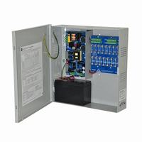 EFLOW102N16V Altronix 16 Channel 10Amp 12VDC Power Supply in UL Listed NEMA 1 Indoor 13 W x 13.5 H x 3.25 D Steel Electrical Enclosure