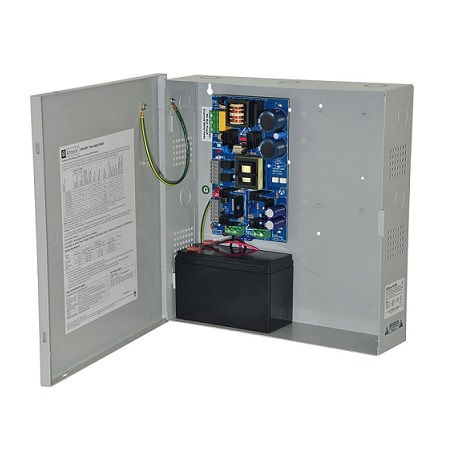 EFLOW102NV Altronix 1 Channel 10Amp 12VDC Power Supply in UL Listed NEMA 1 Indoor 13 W x 13.5 H x 3.25 D Steel Electrical Enclosure