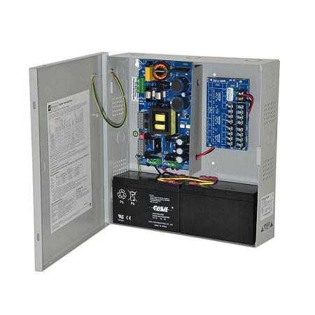 EFLOW104N8DV Altronix 8 Channel 10Amp 24VDC Power Supply in UL Listed NEMA 1 Indoor 13 W x 13.5 H x 3.25 D Steel Electrical Enclosure
