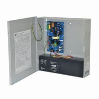 EFLOW4NV Altronix 1 Channel 4Amp 24VDC or 4Amp 12VDC Power Supply in UL Listed NEMA 1 Indoor 13 W x 13.5 H x 3.25 D Steel Electrical Enclosure