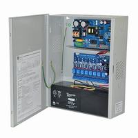 EFLOW6NA8DV Altronix 8 Channel 6Amp 24VDC or 6Amp 12VDC Power Supply in UL Listed NEMA 1 Indoor 12” W x 15.5” H x 4.5” D Steel Electrical Enclosure