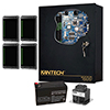 EK-400-MTSG Kantech Expansion Kit with 4 x KT-SG-MT Single Gang isoSmart Card Readers, 1 x TR1675 Transformer and 1 x KT-BATT-12 Battery