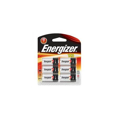 Energizer 123 Lithium 3V Battery - 6 Pack