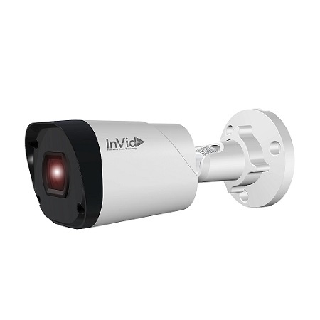 ELEV-P5BXIR28 InVid Tech 2.8mm 20FPS @ 5MP Outdoor IR Day/Night WDR Bullet IP Security Camera 12VDC/PoE