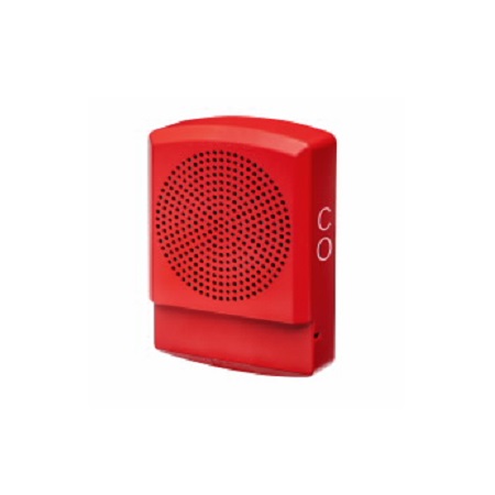 ELFHNR-CO Cooper Wheelock Eaton Eluxa Low Frequency Sounder, Wall, Red, CO, 24V Indoor