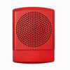 ELSPKR Cooper Wheelock Eaton Eluxa High Fidelity Speaker, Wall, Red, FIRE, Clear Lens, 25/70V, Indoor