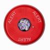 ELSTRC-AL Cooper Wheelock Eaton Eluxa Strobe, LED, Ceiling, Red, ALERT, Clear Lens, 15/30/75/110/150/177 cd, 24V, Indoor