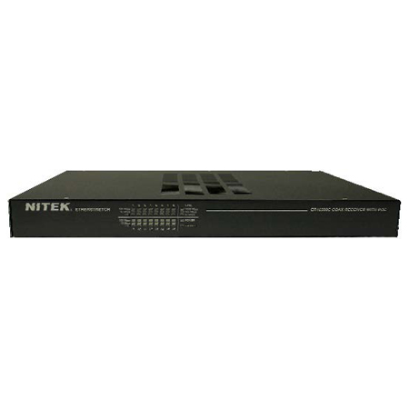 ER8500C Nitek IP Cameras over Coax - 8 Port Extender w/ Gigabit PoE Switch - Up to 1,640 Feet