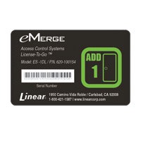 ES-1DL Linear eMerge Essential 1-Door License-to-Go Card