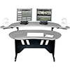 ES-PS Middle Atlantic 60 Inch Edit Center Desk with Overbridge (Pepperstone)