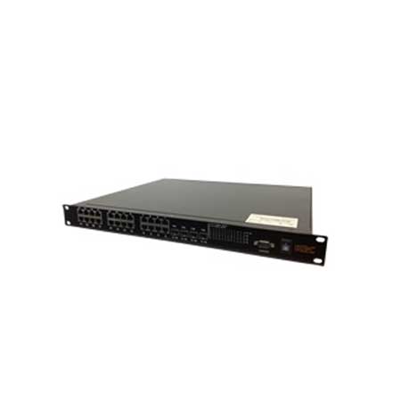 ESMGS24-P4-RA KBC Networks 24 Gigabit PoE Ports + 4 Gigabit SFP Ports 720W Total Budget Industrial Managed Rackmount PoE Switch