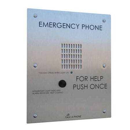 ETP-100E Talk-A-Phone Hands-Free Indoor Emergency Phone Flush Mounted