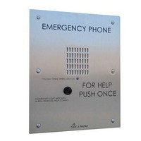 ETP-100EV-AUXMOD Talk-A-Phone Hands-Free Indoor Emergency Phone Flush Mounted with AUX Input/Outputs