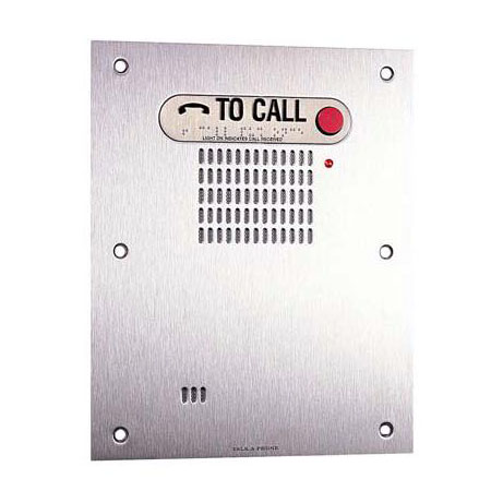 ETP-400CV Talk-A-Phone ADA Compliant Hands-Free Indoor/Outdoor Emergency Phone Flush Mounted with Voice Location Identified