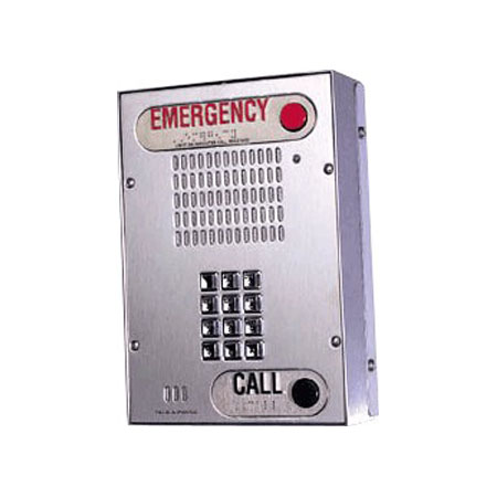 ETP-402KV Talk-A-Phone ADA Compliant Hands-Free Indoor/Outdoor Keypad Emergency Phone Surface Mounted with Voice Location Identifier