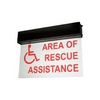 ETP-SIGN-LD Talk-A-Phone Deluxe Lighted Area of Rescue Sign with Battery Back-up