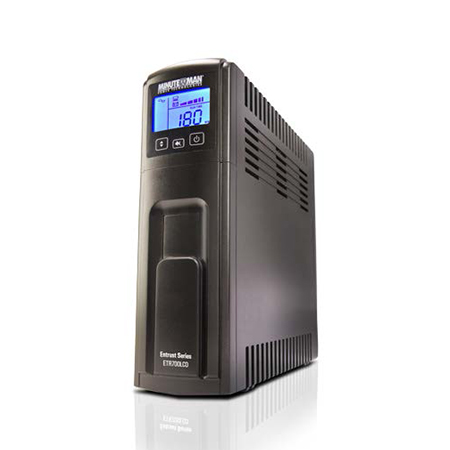 ETR700LCD Minuteman 700 VA Line Interactive UPS with 8 Outlets