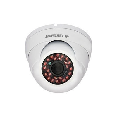 [DISCONTINUED] EV-2726-N3WQ Seco-Larm 3.6mm 700TVL Vandal IR Day/Night WDR Rollerball Security Camera 12VDC - White