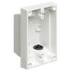 F220-10 Arlington Industries 1-Gang Outlet Box Retro White - Pack of 10
