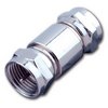 F71B Vanco Adapter Double Male F Connector Nickel