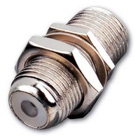 F812G Vanco Adapter Double Female F Connector 2 GHz Nickel