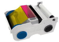 FA-44230 Fargo DTC-400e YMCKO Cartridge with Cleaning Roller