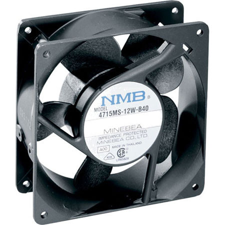 FAN-119 Middle Atlantic 4 1/2 Inch Fan, 95 CFM (220 VAC) Cord and Hardware Included