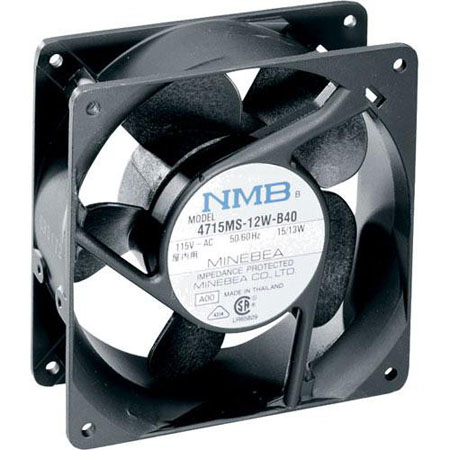 FAN Middle Atlantic 4 1/2 Inch Fan, 95 CFM (120 VAC) Cord and Hardware Included